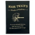 Graphic Image Mark Twain Words Of Wisdom Blk Leather Book