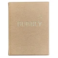 Graphic Image Bubbly Gold Metallic Leather Book