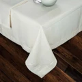Sferra Squire Oblong Tablecloth Oyster 178x274cm