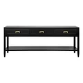 Cafe Lighting Soloman Console Table Large Black