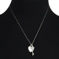 Whitehill Sterling Silver Necklace Heart & Key
