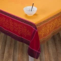 L'Ensoleillade Olive Yellow Jacquard Tablecloth 200x160cm