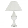 Vandenberg Table Lamp Noble Crystal with White Shade