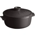 Emile Henry Round Stewpot Charcoal 5L
