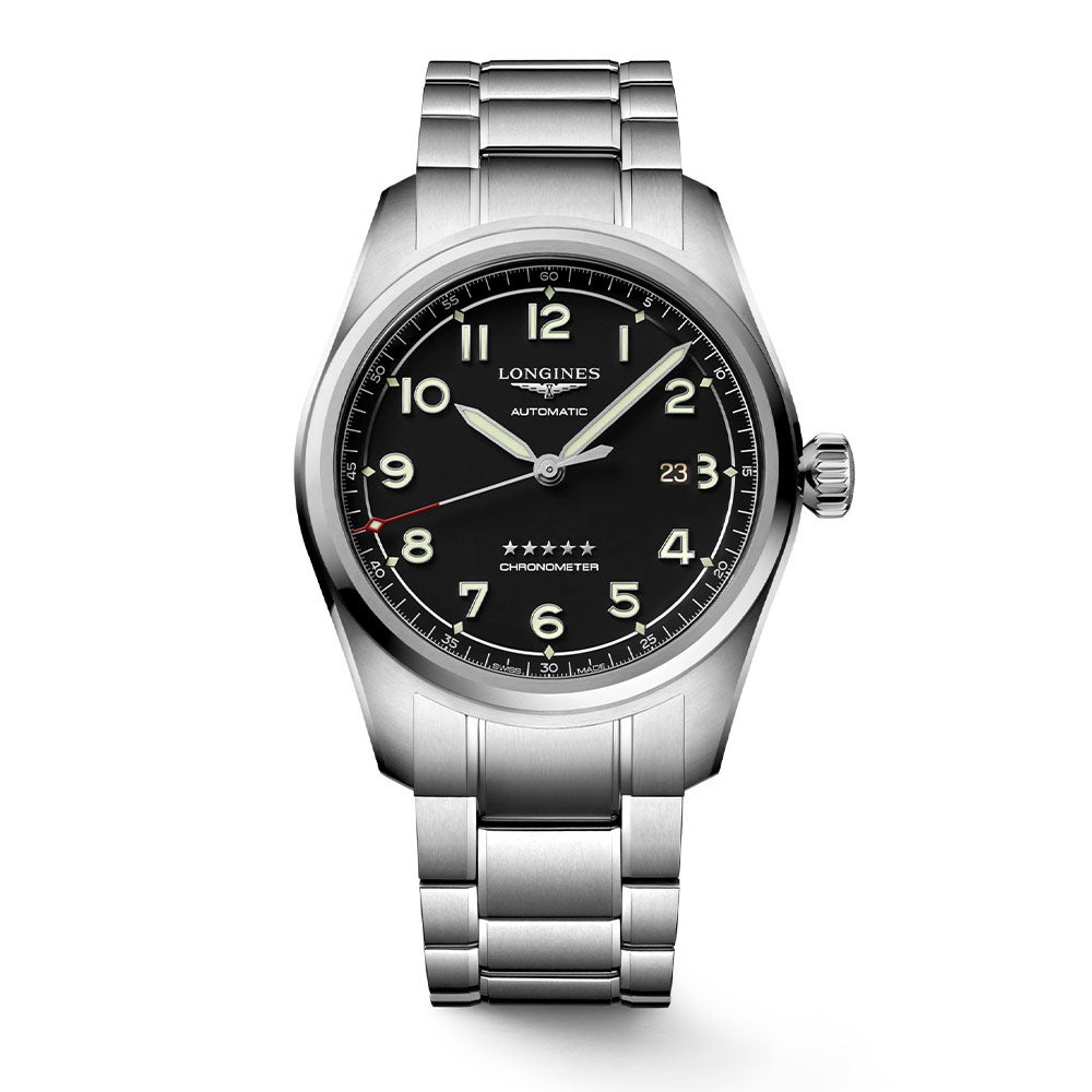 Longines Spirit Matt Black Dial S/Steel Chronometer 40mm