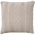 Paloma Cable Knit Cushion Vervier Sand 50x50cm