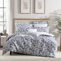 Private Collection Wynter Navy Quilt Cover Set Queen 3pce