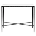 Cafe Lighting Heston Marble Console Table Black Small