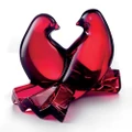 Baccarat Saint-Valentin Crystal Doves Red