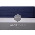 Ardor Boudoir Classic Quilted Valance King Navy