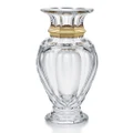 Baccarat Harcourt Balustre Vase w/20 Karat Gold Trim
