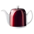 Degrenne Salam White Teapot with Red Cover 6 Cups