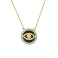 Marianna Lemos Blue Eye Enamel Necklace