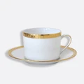 Bernardaud Athena Gold Extra Tea Cup & Saucer 150ml