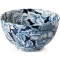 Burleigh Ink Blue Hibiscus Footed Bowl Mini 12cm