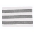 Rans Alfresco Striped Placemat Charcoal