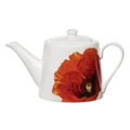 Ashdene Red Poppies Infuser Teapot 900ml