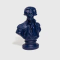 Trudon Lafayette Wax Bust Navy Blue 35cm