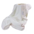 Bubba Blue Pink Bloom Bamboo Hooded Towel