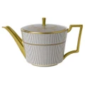 Wedgwood Anthemion Grey Teapot 1L