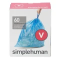 Simplehuman Code V Custom Fit Liners Blue 60pk