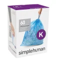 Simplehuman Code K Custom Fit Liners Blue 60pk