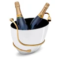 L'Objet Deco Leaves S.Steel/Gold Plated Champagne Bucket
