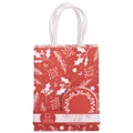 Vandoros Fleur De Noel Red/White Bag and Tag