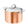Chasseur Escoffier Induction Copper Stock Pot 24cm/7L
