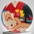Ligne Blanche Tom Wesselmann Sunset Nude With Palm Trees Plate 21cm