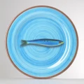 Mario Luca Giusti Aimone Tray Plate Turquoise 40cm