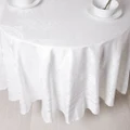 Garnier-Thiebaut Beauregard White Tablecloth Round 235cm