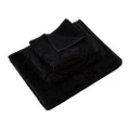 Roberto Cavalli Araldico Bath Sheet Black 100x150cm