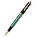 Pelikan 400 Fountain Pen Medium Nib Black/Green