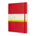 Moleskine Classic Softcover XL Plain Notebook Red