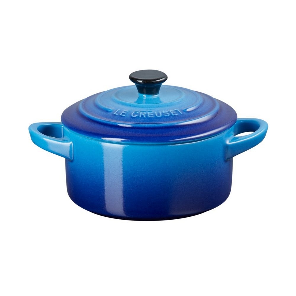 Le Creuset Stoneware Mini Casserole Dish Azure Blue