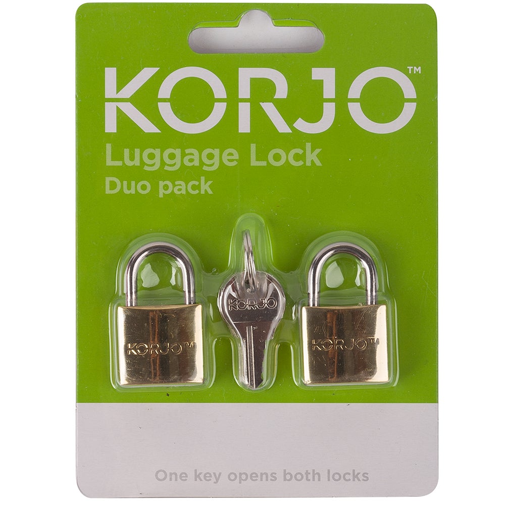 Korjo Luggage Padlock Set 2pce