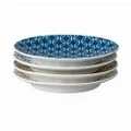 Denby Porcelain Modern Deco Small Plate Set 4pce