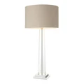 Vandenberg Table Lamp Oasis Clear Crystal with Shade
