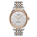 Tissot Le Locle Powermatic 80 Silver Dial Rose Gold Watch