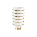 Jonathan Adler Orbit Urn Vase White/Gold