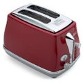 DeLonghi Icona Capitals 2 Slice Toaster CTOC2003 T. Red