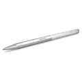 Swarovski Crystalline Ballpoint Pen Octagon Shape Silver Tone w/Chrome Plate