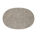 Guzzini Fabric Reversible Sky Placemat Oval 48cm Grey