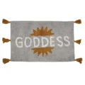 Coastal Home Goddess Bath Mat Grey/Gold 50x80cm