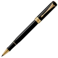 Parker Duofold Classic Rollerball Pen Black Gold Trim
