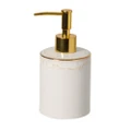 Casafina Taormina WC White Gold Soap/Lotion Pump 11cm