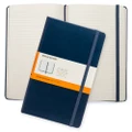 Moleskine Classic Hard Cover Ruled Notebook Large Sapphire