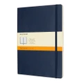 Moleskine Classic Soft Cover Ruled Notebook X-Large Blue
