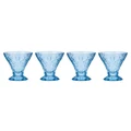 A.Trends Palm Tree Cocktail Glass Set Blue 270ml 4pce
